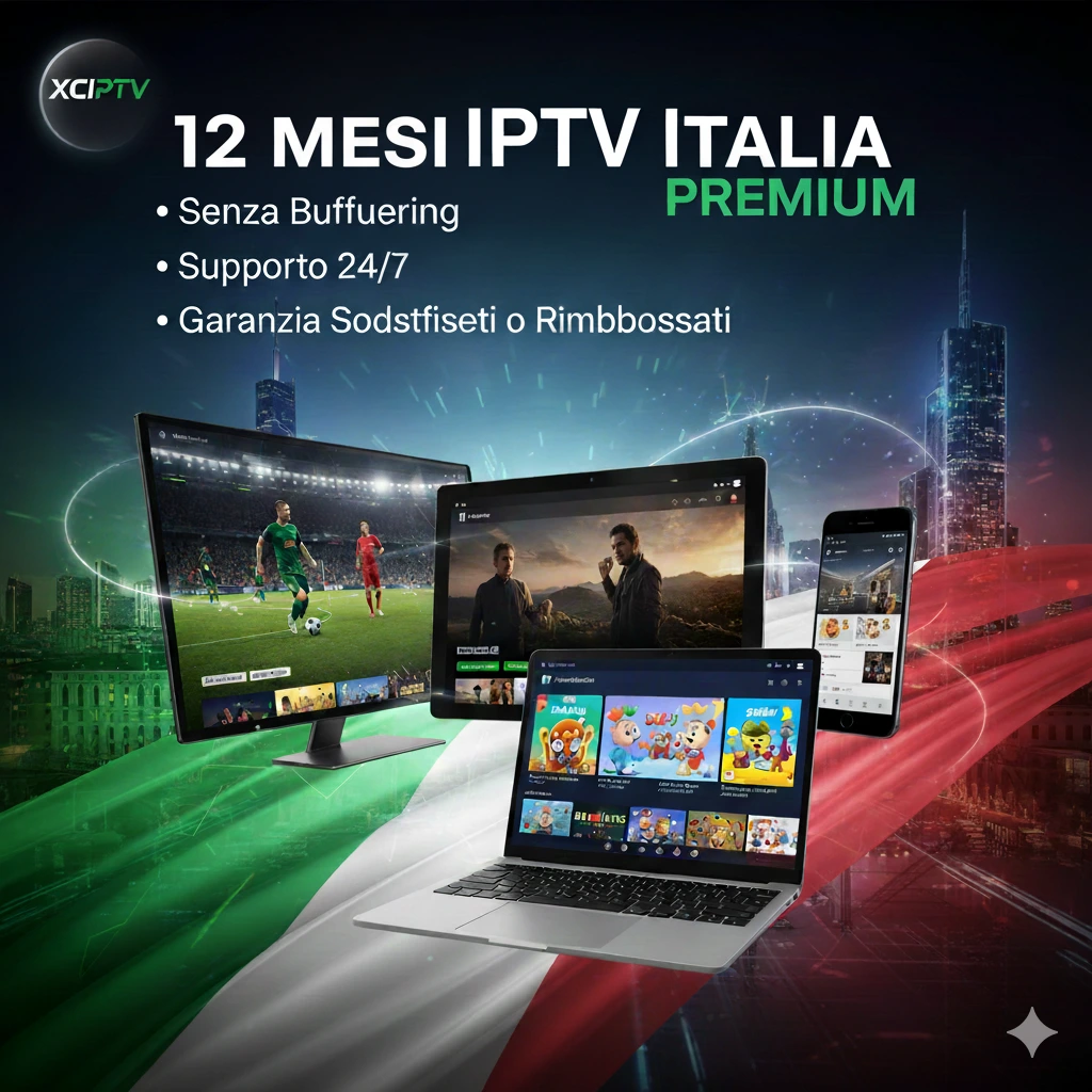 XCIPTV IPTV Italia 12 Mesi devices