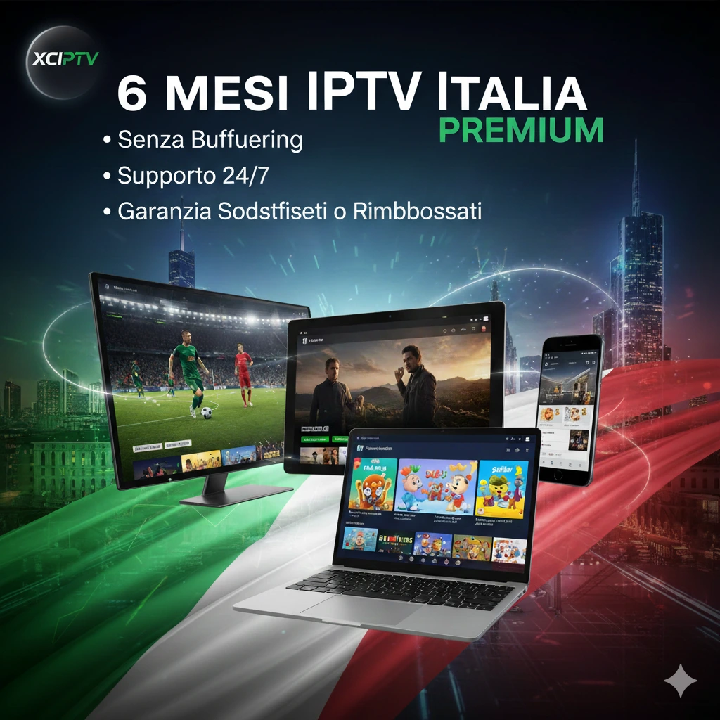XCIPTV IPTV Italia 6 Mesi devices